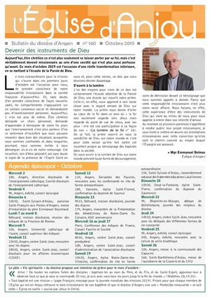 L'Eglise d'Anjou Octobre 2019