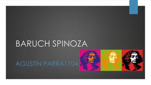 Baruch Spinoza