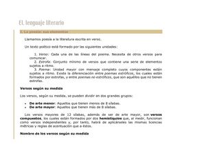 Métrica (Repaso General)