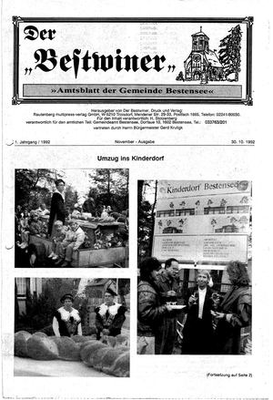 Bestwiner Ausgabe 11 - 1992