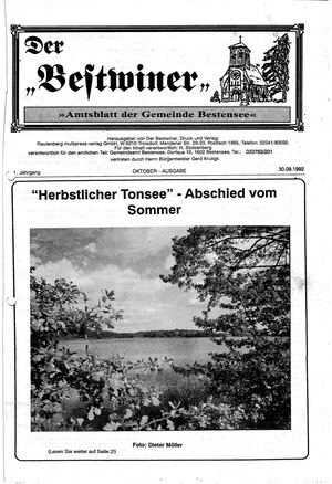 Bestwiner Ausgabe 10 - 1992