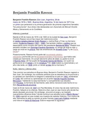 Benjamín Franklin Rawson