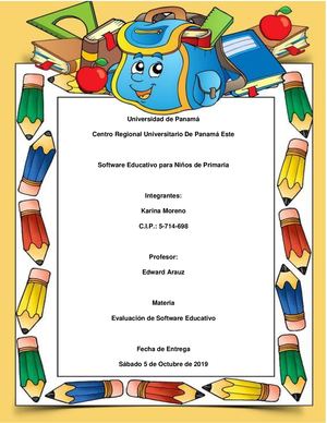 Software Educativo Para Niños De Primaria