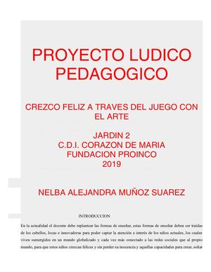 Crezco Feliz A Traves Del Juego Con El Arte J2 2019 Alejita