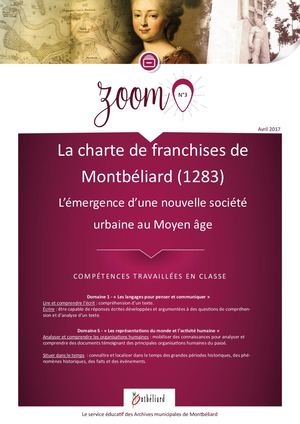 La charte de franchises de Montbéliard