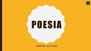 Poesía y sus tipos.