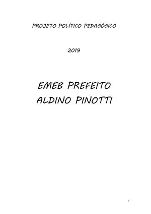 Emeb Aldino Pinotti, Prefeito 2019