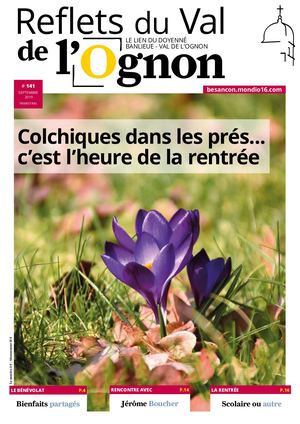 Reflets du Val de l'Ognon n° 141, septembre 2019