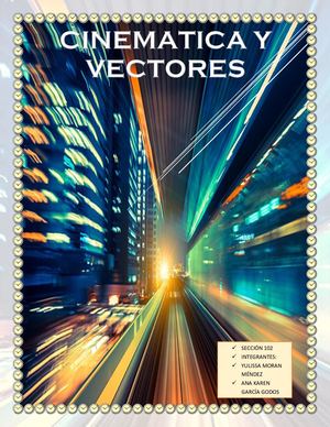Cinematica Y Vectores