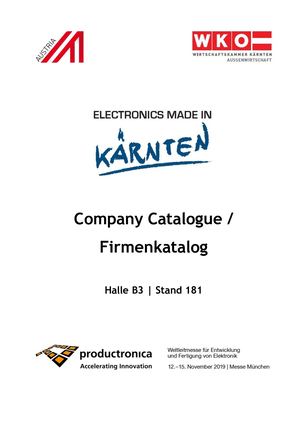 Company Catalogue / Firmenkatalog