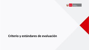 Criterios Y Estándares De Evaluación En El Cneb Ccesa007