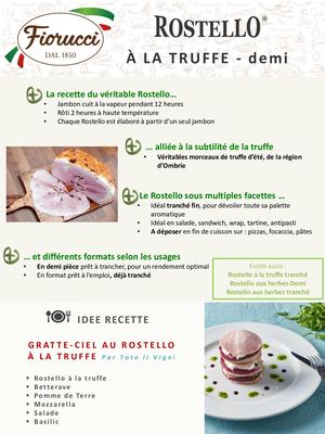 Argumentaire - Rostello Aux Truffes Fiorucci