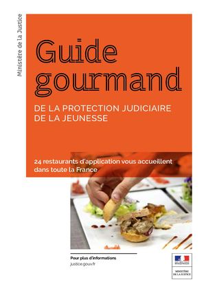 Guide gourmand de la Protection Judiciaire de la Jeunesse