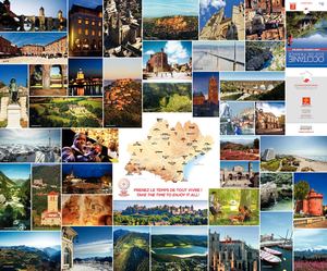Carte touristique Occitanie- Pyrénées Méditerranée