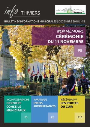 Bulletin municipal de Thiviers N°1 décembre 2018