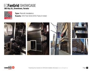 Rosenberg Canada ECFanGrid: HVAC Retrofit Installation Case study