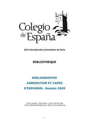 Bibliografia Agreg 2019 2020