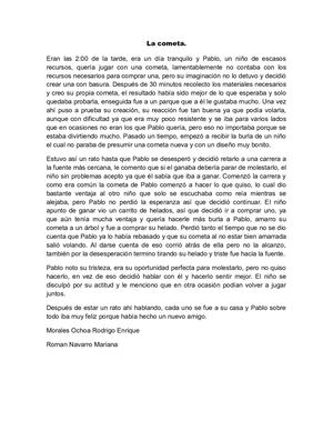 La Cometa Historia