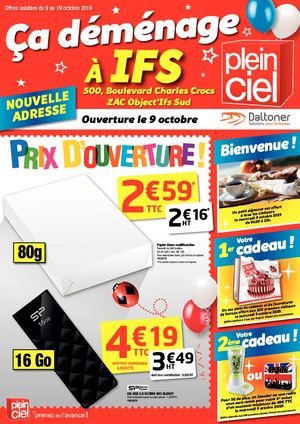 Dépliant promo ouverture Daltoner Caen