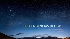 Descendencias Del Gps