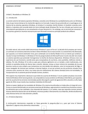 Manual De Windows 10