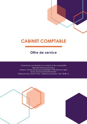 Offre De Service "Cabinet Comptable"