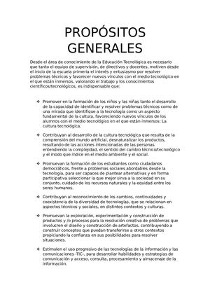 Propósitos Generales
