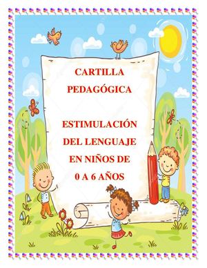 Cartilla Desarrollo Del Lenguaje 1
