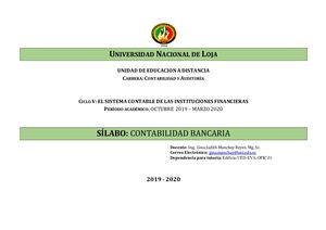 Sílabo Contabilidad Bancaria