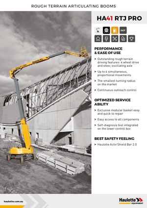 HA41 RTJ PRO Datasheet - AU