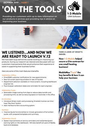 1 2 Mobile Ltd | Newsletter | Version 1