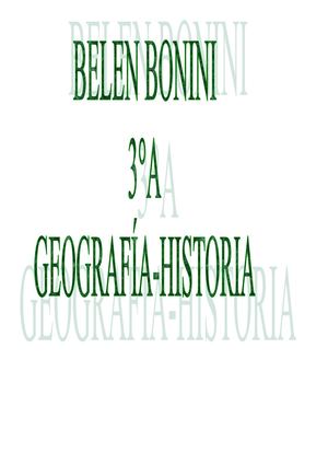 Belén bonini, trabajo de los apellidos