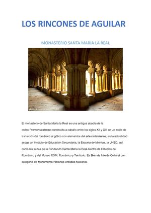 Los Rincones De Aguilar