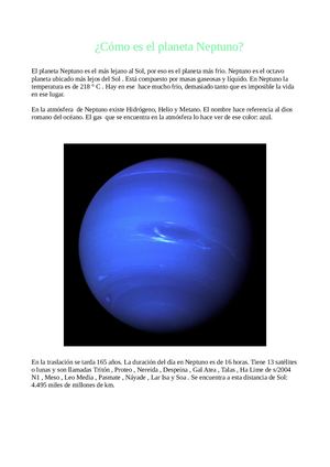 El Planeta Neptuno Victoria