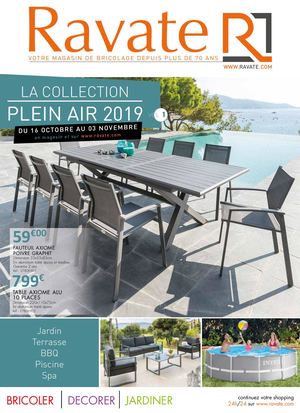 Ravate Brico La collection Plein Air 2019