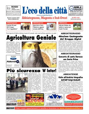 L'eco della città del 15 ottobre 2019