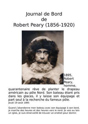 Journal de Robert Peary
