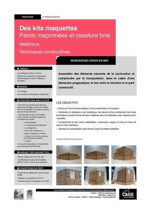 Calaméo - Mallette pédagogique - Kits maquettes