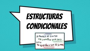 Estructuras Condicionales
