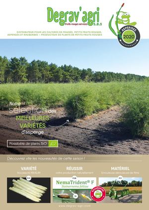 Degrav Agri Gamme Asperge 2020