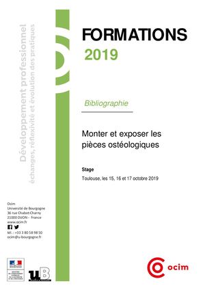 [Ocim] Monter et exposer les pièces ostéologiques