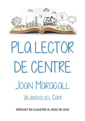 Pla Lector Joan Maragall