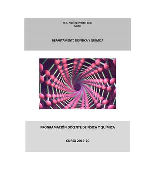 Programación Fisica Y Química19 20
