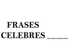 Frases celebres
