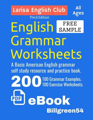 English Grammar Worksheets