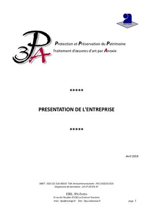 Presentation 3pa