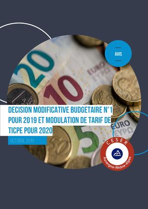 Avis Décision modificative budgétaire 2019