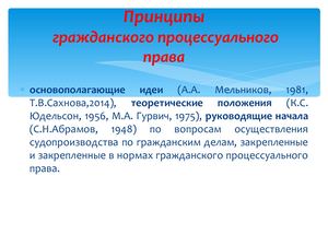 Принципы ГПП