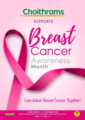 Choithrams Breast Cancer Awareness 3rd 31st October