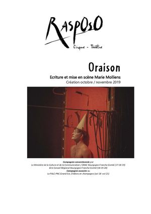 Dossier de Production Oraison - Cie Rasposo
